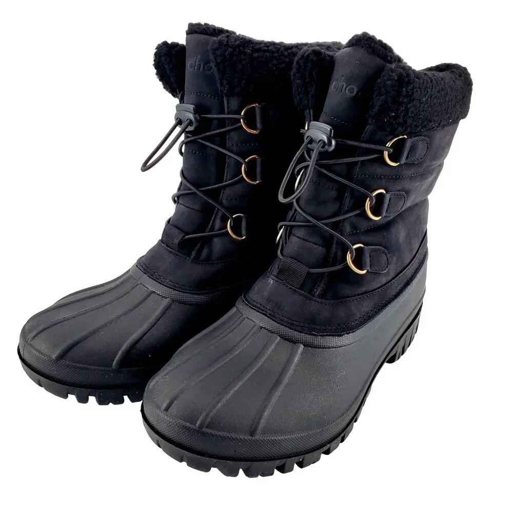 Chooka 8 Boots Duck Waterproof Cold Weather Snow Rain Shoes Outdoor Shearling